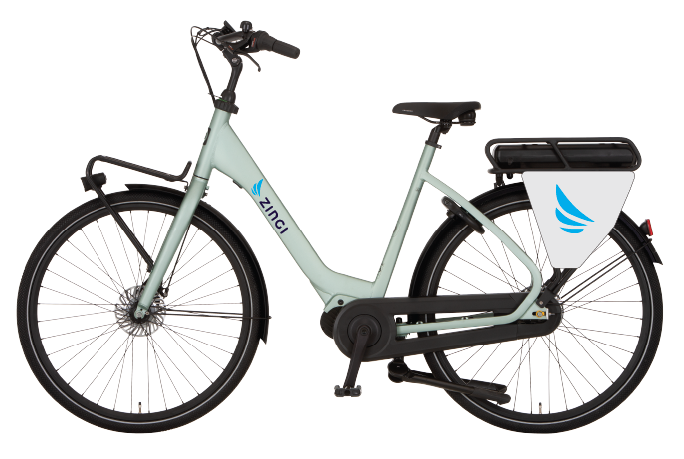 ebike gespiegeld